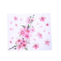 Cherry blossom flower car sticker on vehicle window showing two size options