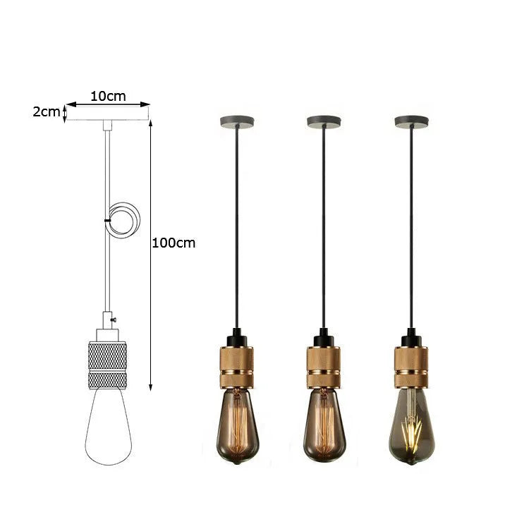 Retro DIY chandelier assembly kit in chrome, gold, rose gold, or shiny black finish, showing components.