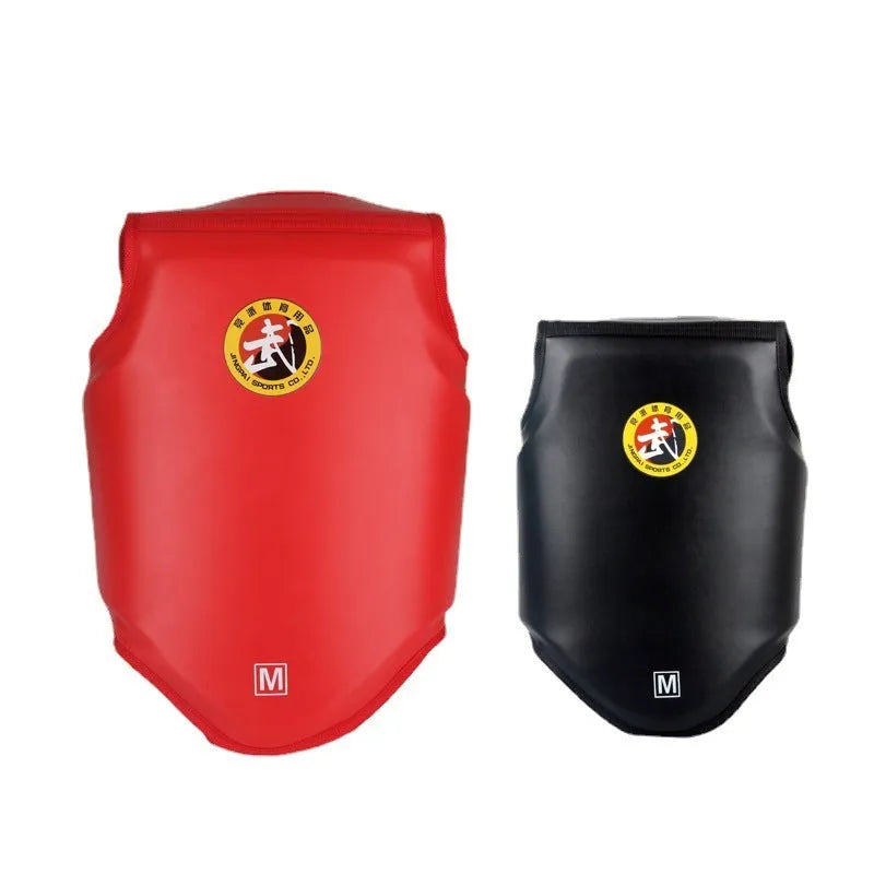 PU leather boxing helmet in red, blue, or black colours with S, M, L sizing options