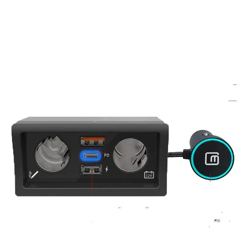 Volkswagen car charger for Lavida, Pola, and Weiling models with QC3.0 fast charging