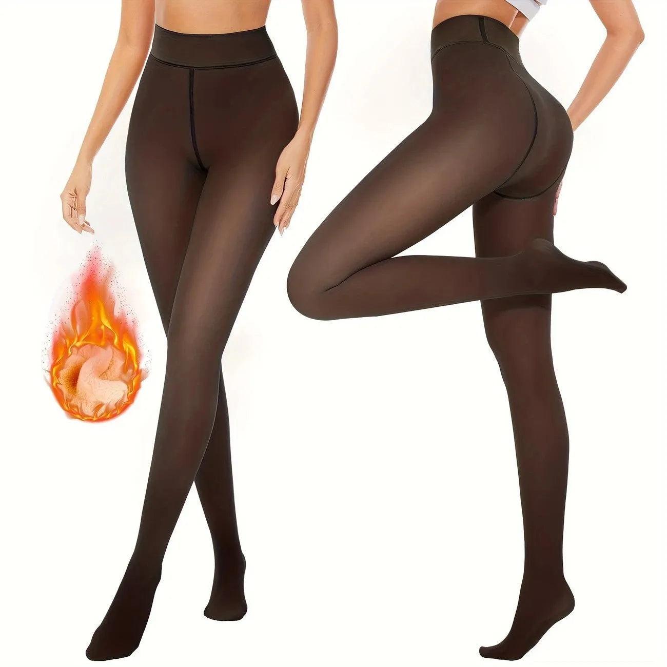 Anti-snagging keep warm outerwear leggings with nylon fabric and wool lining in three thicknesses