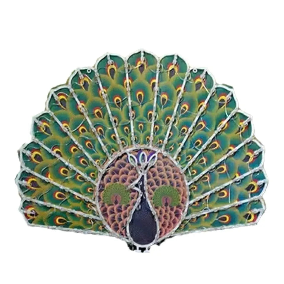Outdoor Christmas decorative string lights with peacock, love, sunflower and star designs