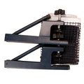 Table tennis post set with universal large clip for various table types, aluminium alloy construction