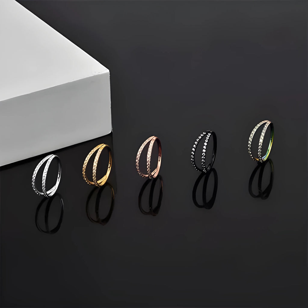 G23 titanium alloy nose ring earrings with diamond finish in multiple gauge and length sizes