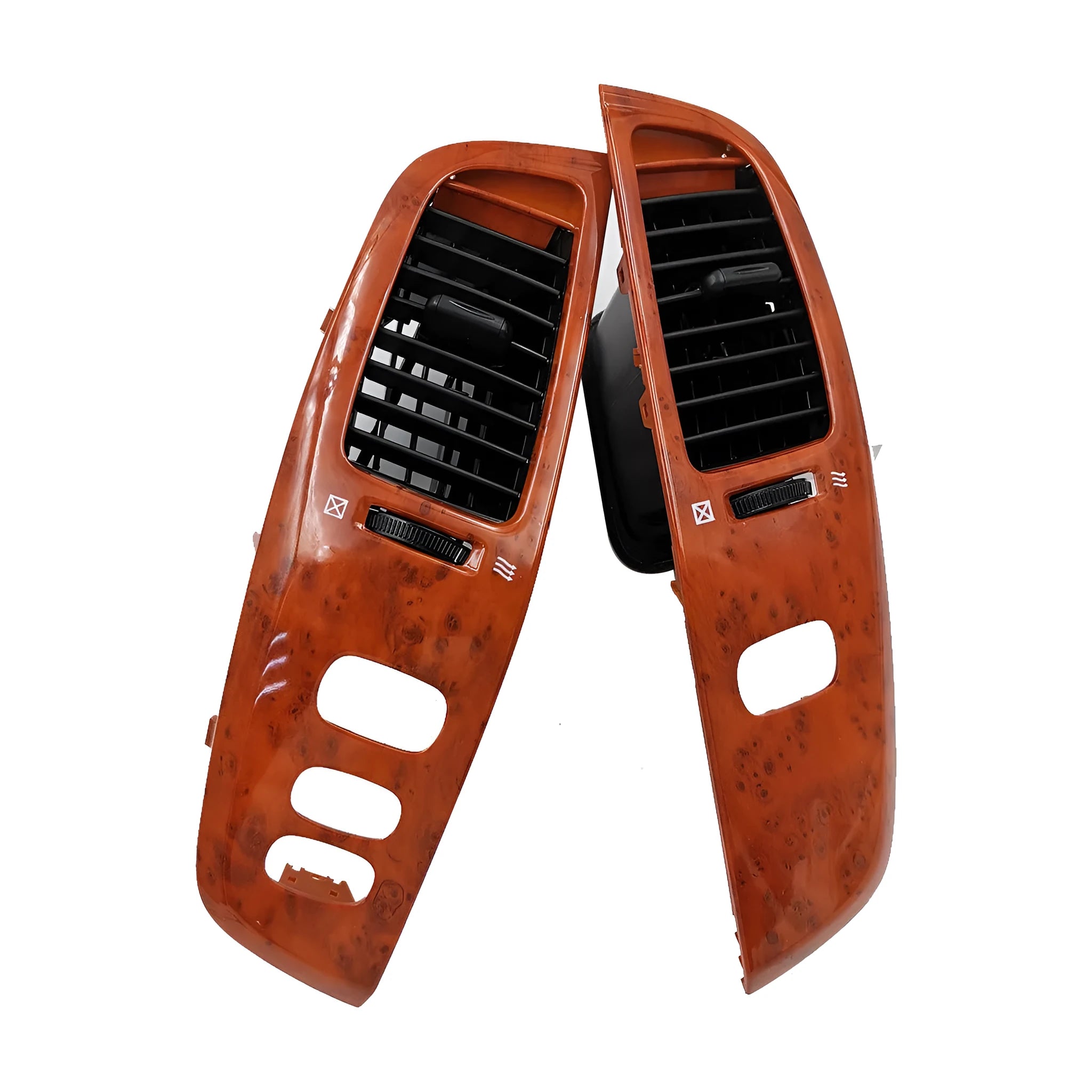 ABS air outlet panel in peach wood colour for ventilation covering