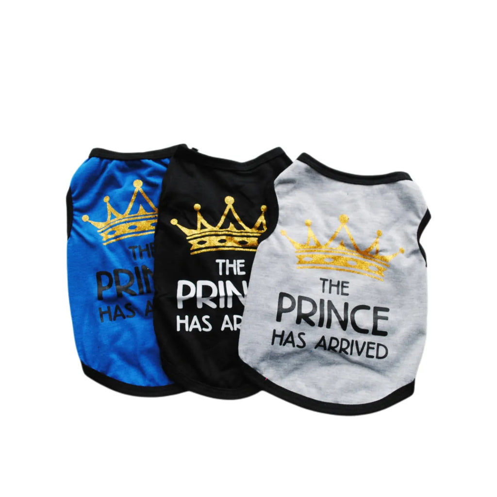 Cotton puppy vest for spring and summer wear in multiple colours and sizes