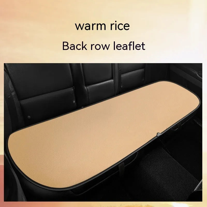 Automatic heating car seat cushion in beige, black or coffee colours for single or double vehicle seats