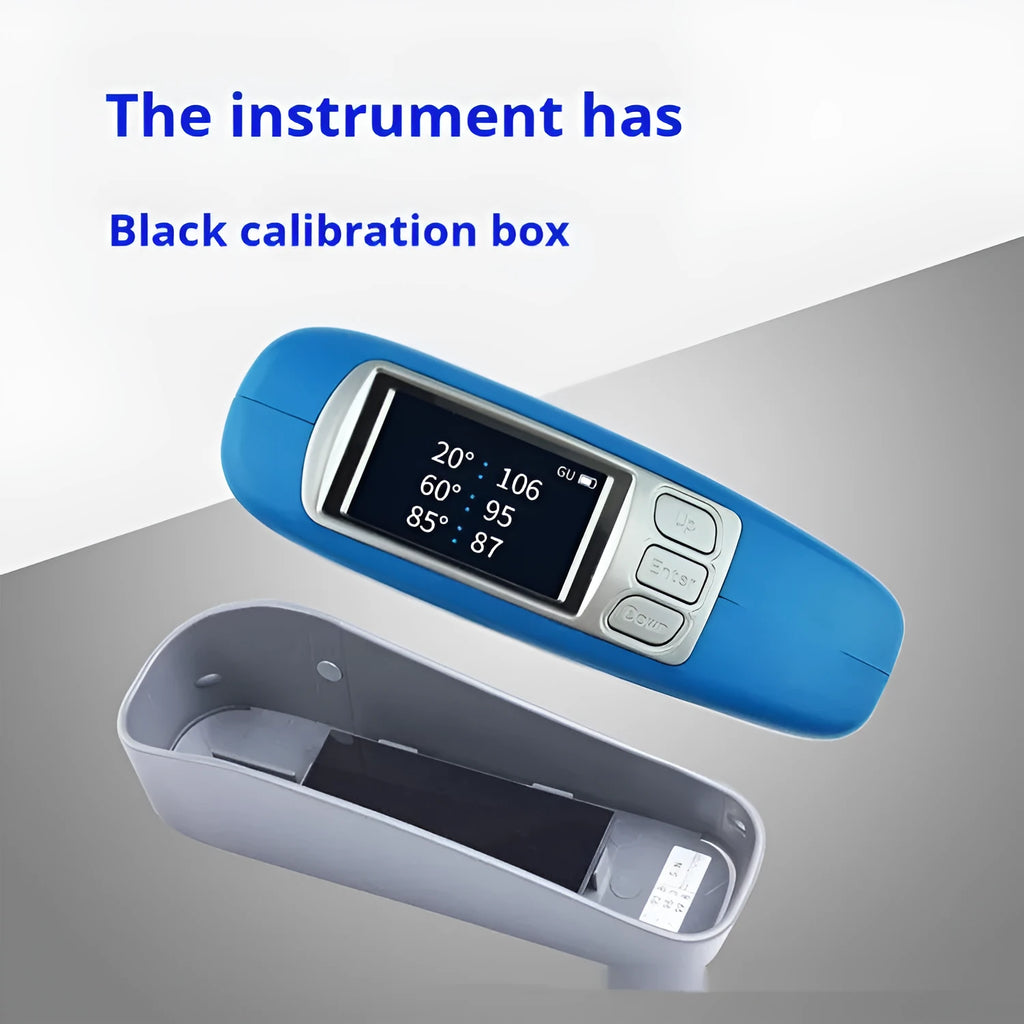 Portable ceramic brightness stone glossiness tester with angle measurement display