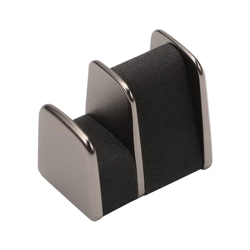 Zinc alloy leather car dashboard glasses clip in green, black, grey, or red