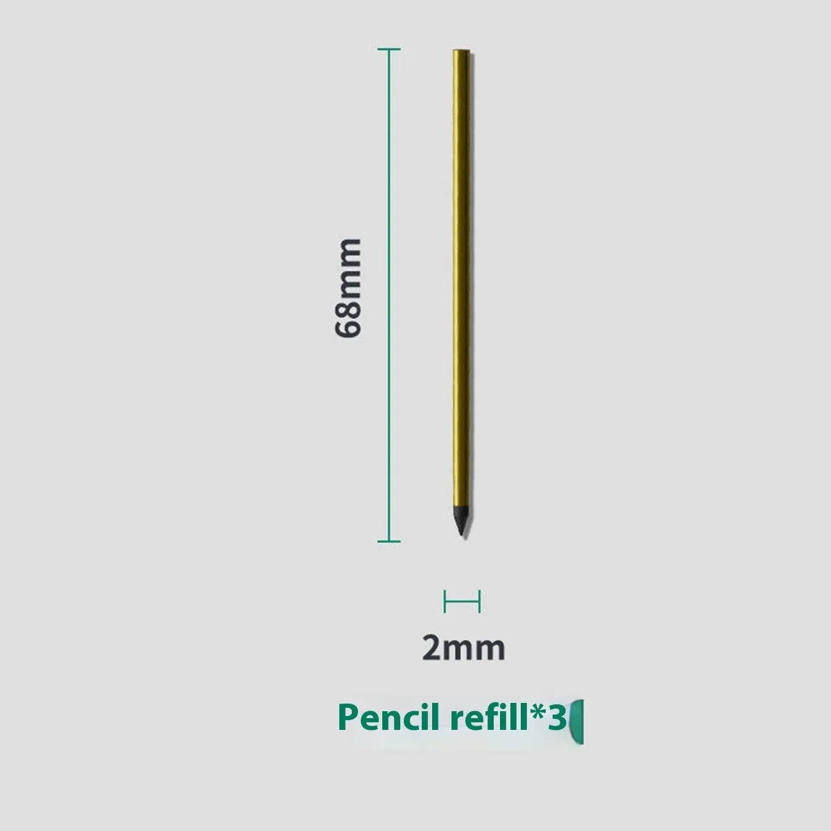 Loose leaf refill paper for spiral notebooks with 64 pages and metal pen refills