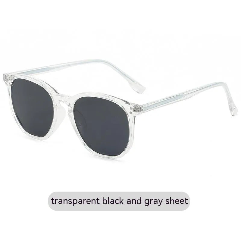 Fashion polarized sunglasses with black and gray TAC lens for women and men