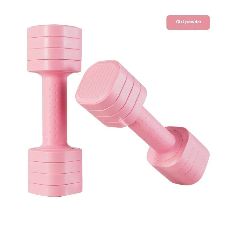 Detachable 5lb dumbbell set for women's fitness in slim-fit design