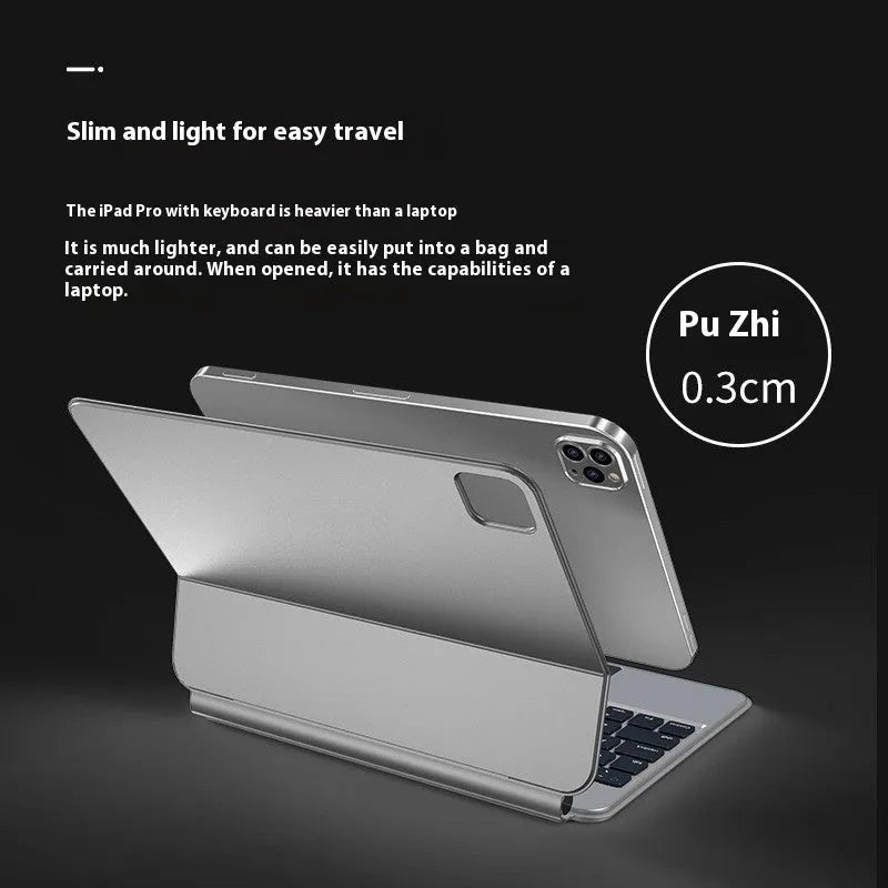 Wireless Bluetooth keyboard with magnetic protective sleeve for iPad tablets in five colour options