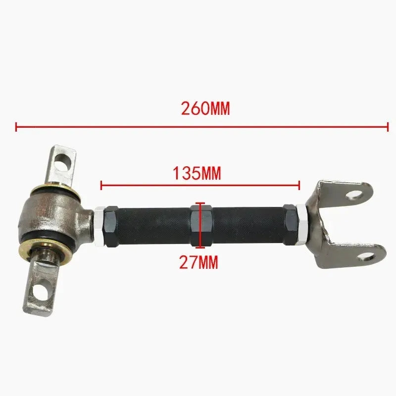 Blue aluminium alloy pull rod rear wheel recliner for Honda Civic EP3 ES suspension