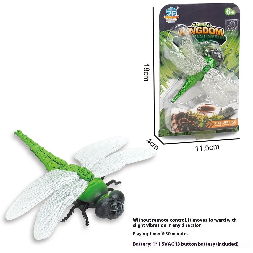 Electric vibration brush pet toy with walking simulation in cockroach, tarantula, mouse or dragonfly design