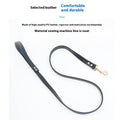Roran high-grade PU leather pet traction belt in black and maroon colour options