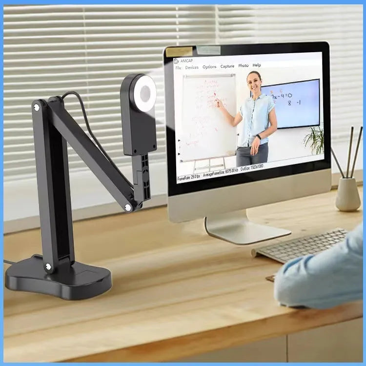 Computer live camera with auto focus and USB 2.0 connection for video calls and content creation