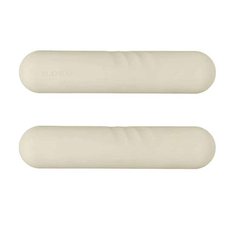 A hand-drawn silicone-grip dumbbell stick in various colours with selectable weight options.