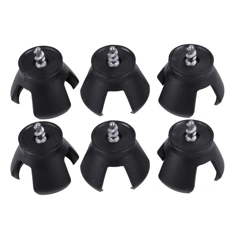 Black golf ball picker device with clip mechanism and seat attachment weighing 60g