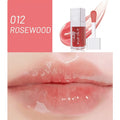 Five colour options of bright lip gloss mint lipstick with moisturising and repairing effect