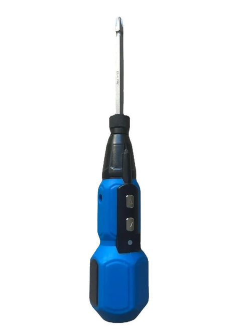 Black or blue alloy steel straight handle electric screwdriver with 36V lithium battery