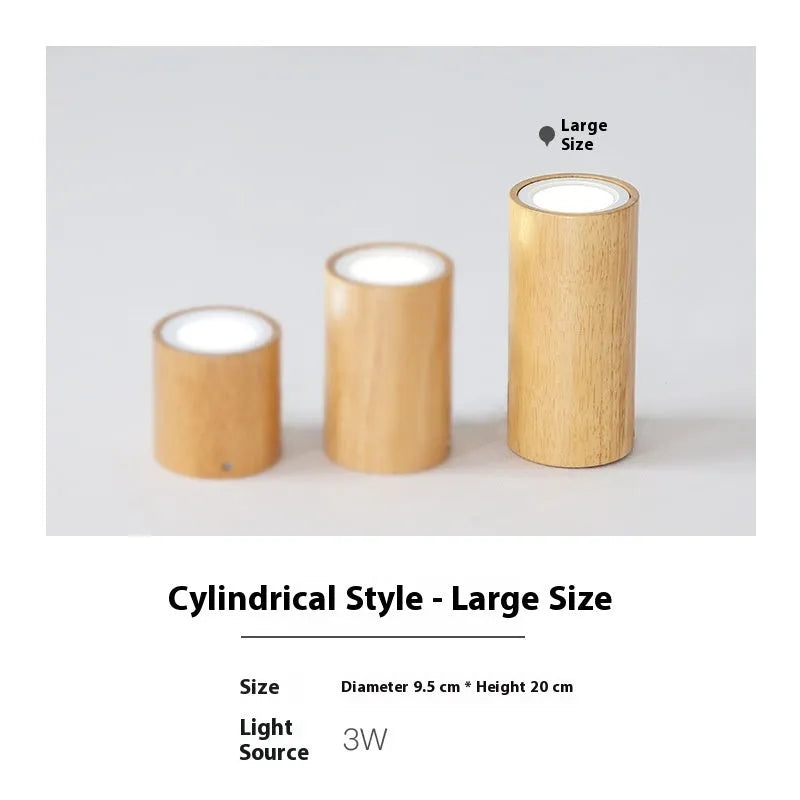 Solid wood surface mounted downlight in modern simple design for corridor and entrance lighting