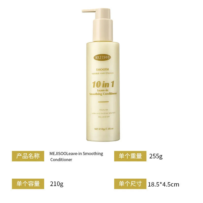 Wash-free soft hair conditioner in 210g bottle for ladies with moisturising and anti-frizz benefits