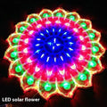 Outdoor Christmas decorative string lights with peacock, love, sunflower and star designs