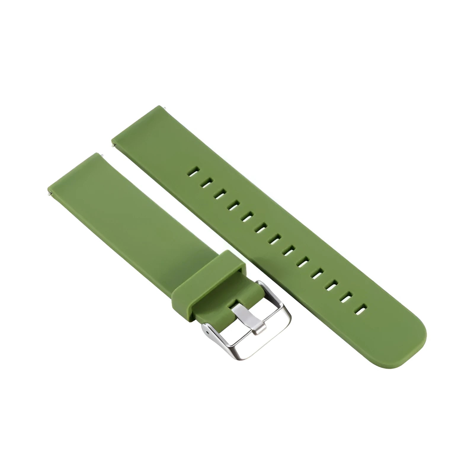 Solid colour silicone sports watch strap for Garmin Forerunner 245 fitness tracker