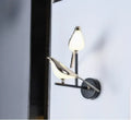 Modern simple aluminium alloy wall lamp with adjustable height for living room and bedroom use