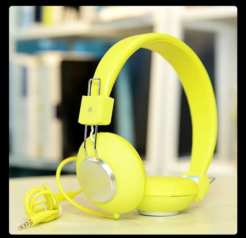 Wired sports earphones with head-mounted design and 3.5mm straight plug in multiple colour options