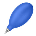Blue rubber handheld air blower dust removal tool for cleaning cameras and phones