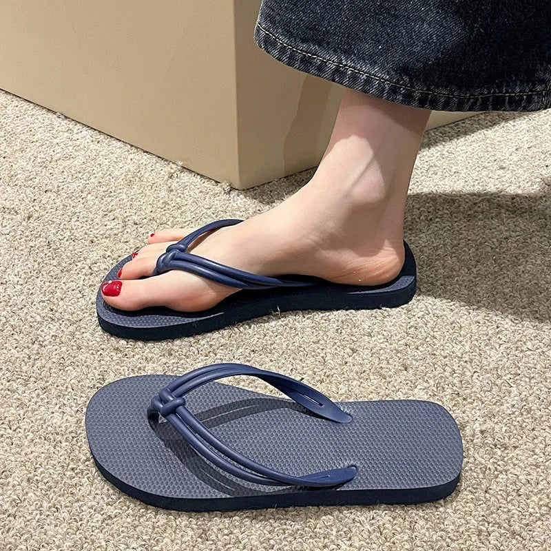 Men's casual flip flops with toe covering design in five colour options on PVC injection moulded sole