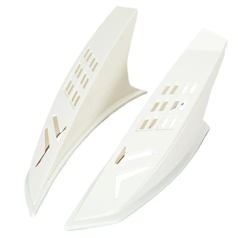 Pair of decorative plastic horn ears for children motorcycle ski helmets with 3M adhesive backing