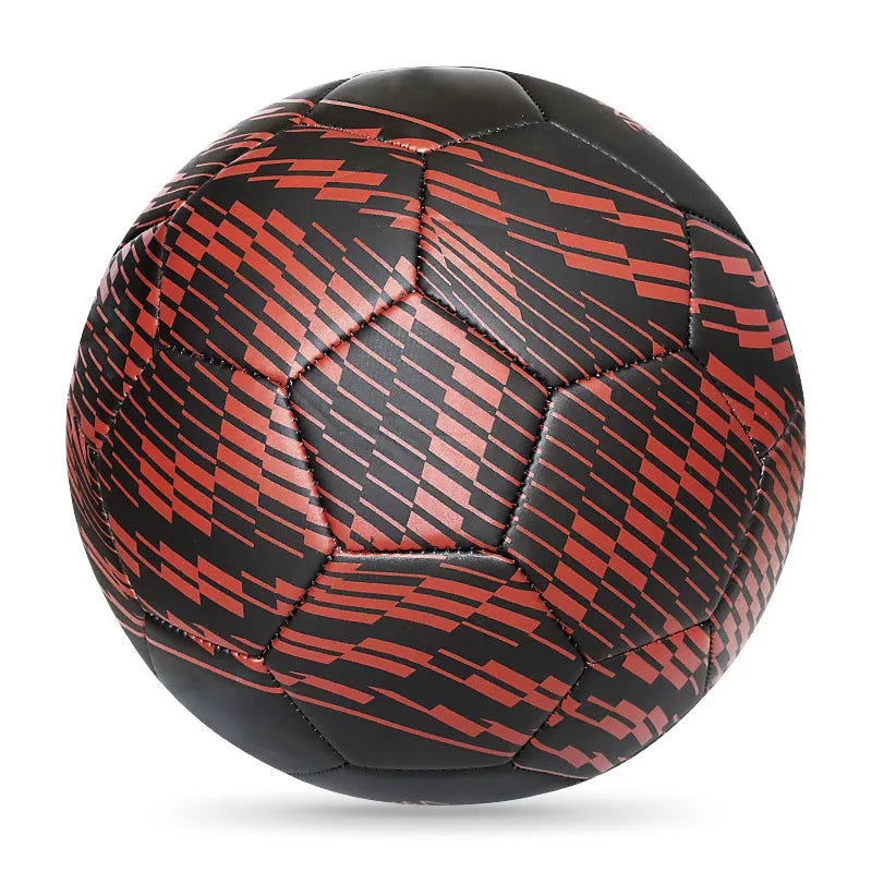 Machine seam PVC training football in multiple sizes and colour designs including Red Dragon Roll pattern