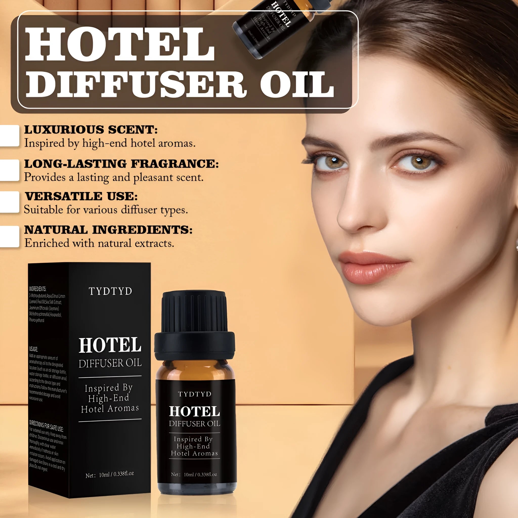 10ml natural plant fragrance essential oil bottle