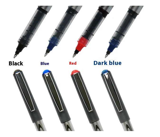 Box of twelve 0.5mm water-based quick-drying signature pens in assorted ink colours.