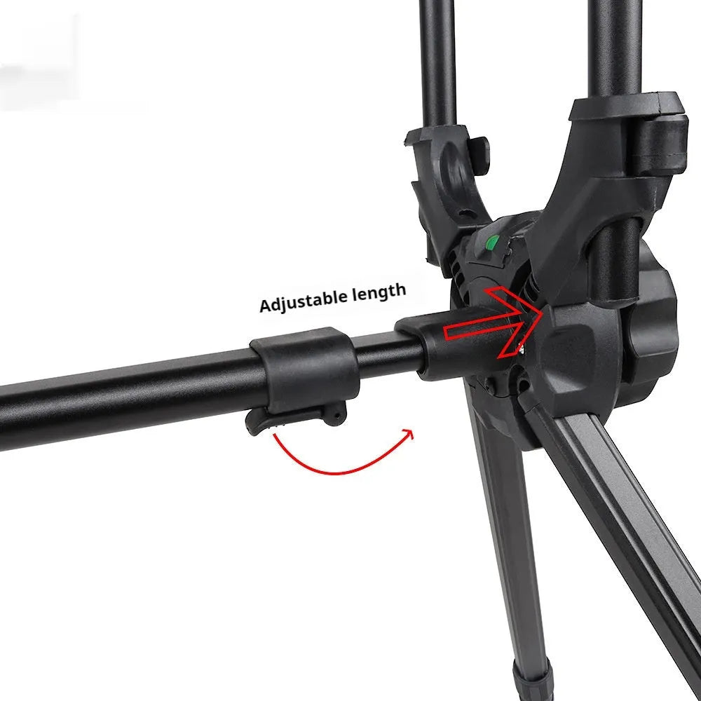 Aluminium alloy fishing rod bracket model RP186-3 quick portable installation beach bank fishing