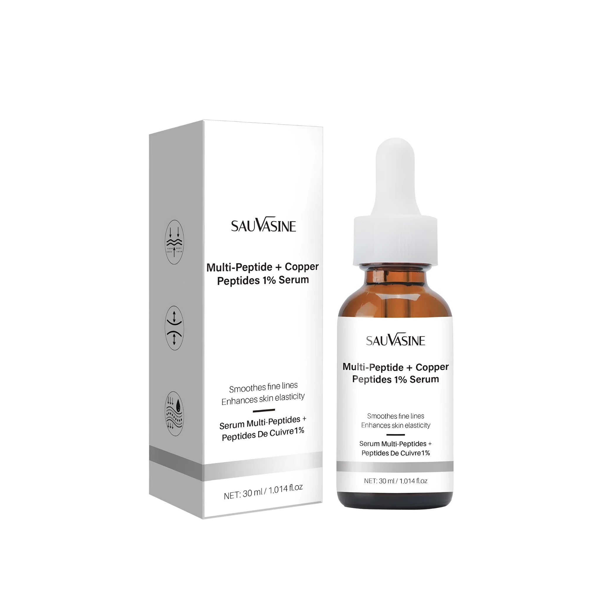 30ml bottle of moisturising facial oil for wrinkles and fine lines.