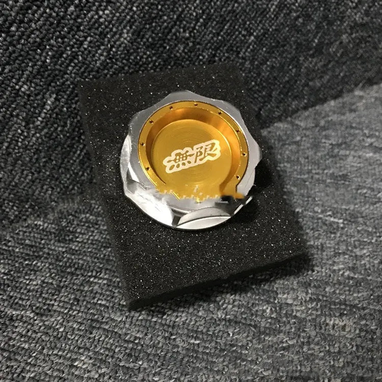 Aluminium alloy oil filter cap for Honda in red, blue, silver, black, purple, gold colours.