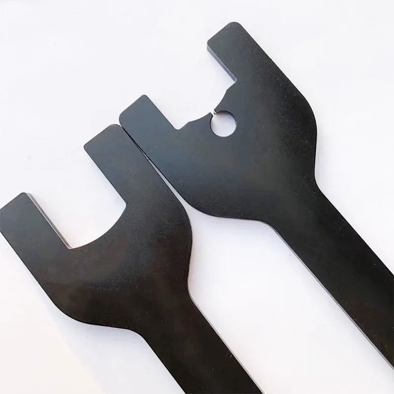 Land Rover fan support wrench set with 36mm and 40mm alloy steel spanners.