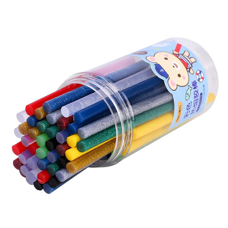 55 transparent hot melt glue sticks 7.0mm diameter for DIY glue guns
