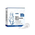 Pack of four nano microneedle body shaping patches with natural ingredients.