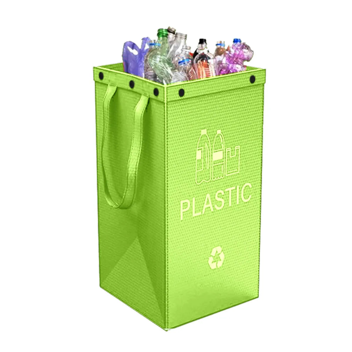 40L waterproof waste sorting bin in blue colour with clean bag style design