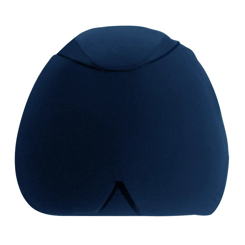 Simple solid colour polyester cold compress cap with fully enclosed design.