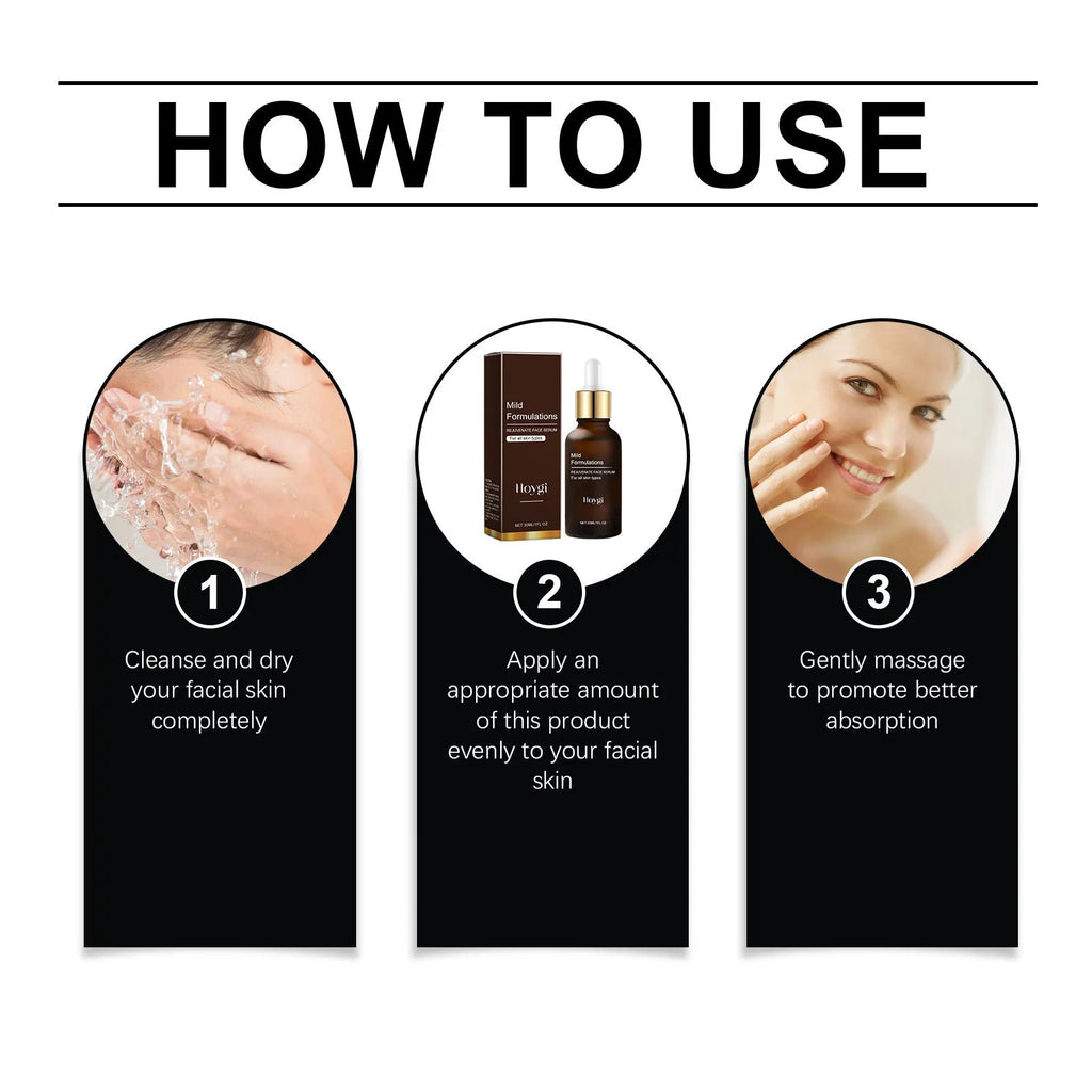 30ml facial skin care essence bottle with nourishing arbutin, collagen, vitamin C and hyaluronic acid formula