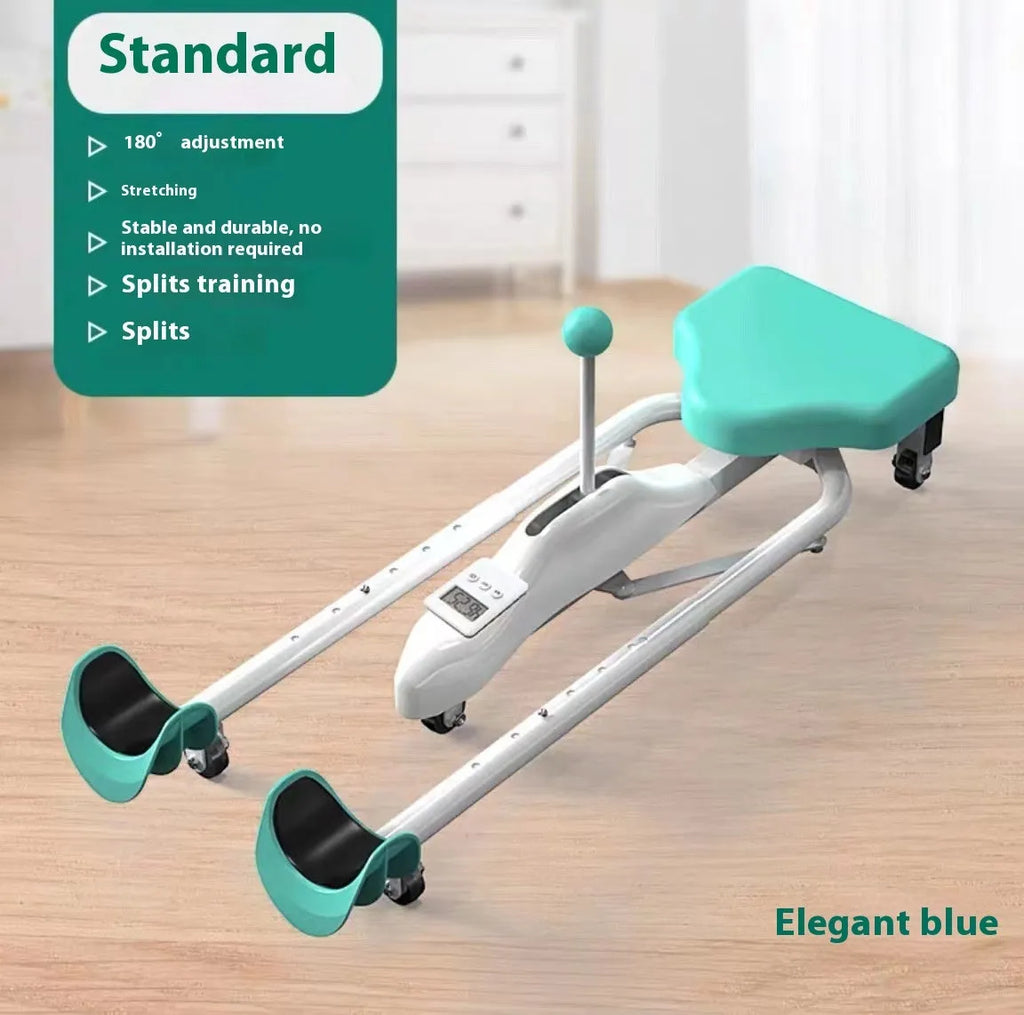 Leg stretching equipment with backrest option for yoga and dance flexibility training
