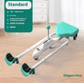 Leg stretching equipment with backrest option for yoga and dance flexibility training