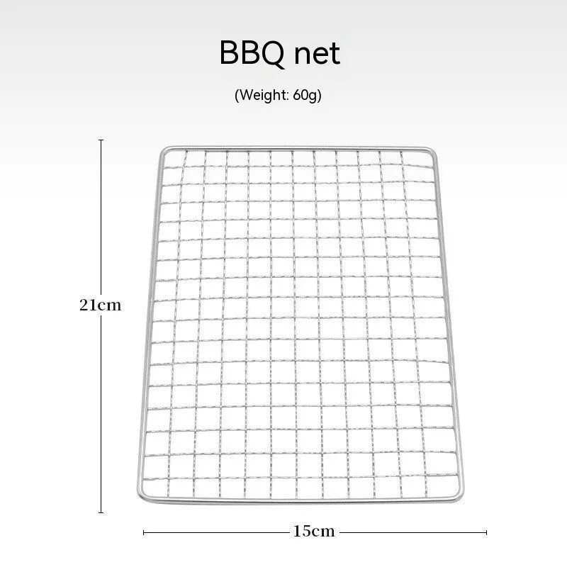 Large stainless steel folding barbecue oven with storage bag, suitable for 1-2 people.