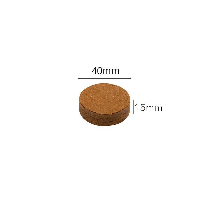 Nutrient soil medium blocks for vegetable planting with eight size specifications and 500% water absorption